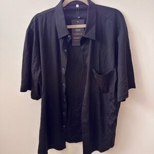 Fidboc Black Button-Up Shirt